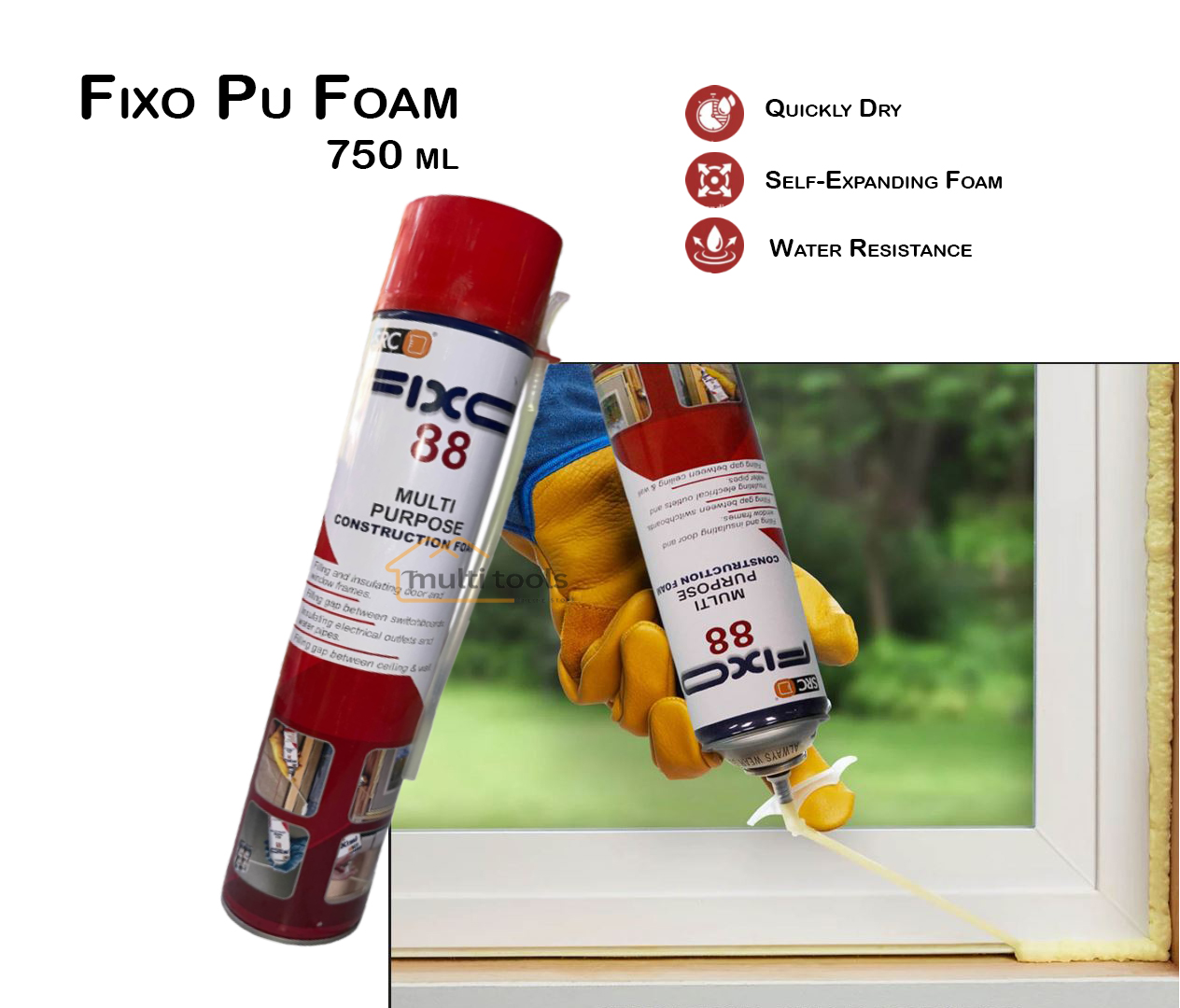 Pu Foam. 750ml